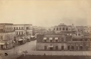 John Constantine Prints: [Kitchen and Stables of Government House, Calcutta], 1858-61