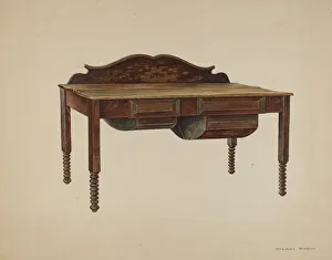 Kitchen Table Prints: Kitchen Table, 1938. Creator: Stanley Mazur