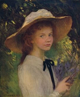Ribbon Collection: Kitty, 1902, (c1932). Artist: George Clausen