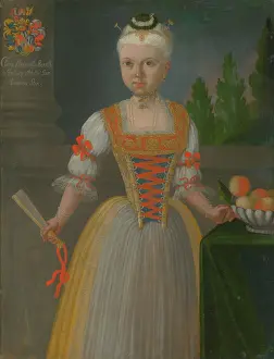 Rich Prints: Klara Horvath Stancic aged six, 1740. Creator: Jan Gottlieb Kramer