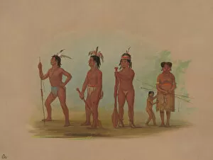 Images Dated 23rd February 2021: Klatsop Indians, 1855 / 1869. Creator: George Catlin
