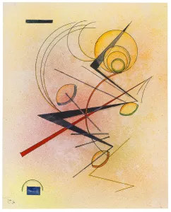 Abstract Art Gallery: Kleines Warm, 1928. Creator: Kandinsky, Wassily Vasilyevich (1866-1944)
