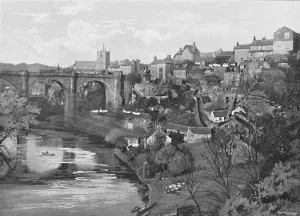 Poulton And Co Prints: Knaresborough, from the Castle, c1896. Artist: Poulton & Co