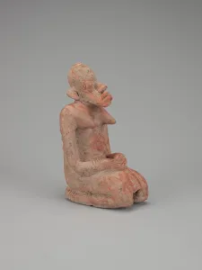 West African Prints: Kneeling female figure, 15th-18th centuries. Creator: Unknown