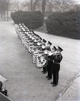 Trumpet Players Prints: Kneller Hall trumpeters, London, c1953. Creator: Arthur Charles Kirby Ware