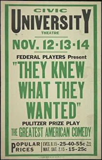 Eleventh Month Prints: They Knew What They Wanted, Syracuse, NY, [1930s]. Creator: Unknown