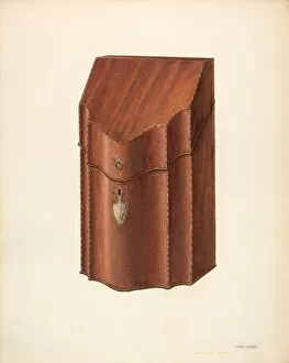 Eisman Harry Gallery: Knife Box, c. 1940. Creator: Harry Eisman