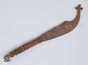 Late Antiquity Prints: Knife, Coptic, 580-640. Creator: Unknown