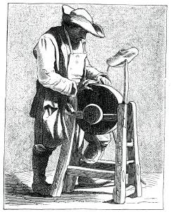 Sharpening Prints: Knife Grinder, 1737-1742. Artist: Bouchardon
