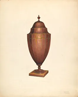 Knife and Spoon Box, c. 1938. Creators: Arsen Maralian, Ernest Busenbark