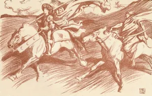 Shaw Prints: The Knight and his Companions, c1898. Artist: Byam Shaw