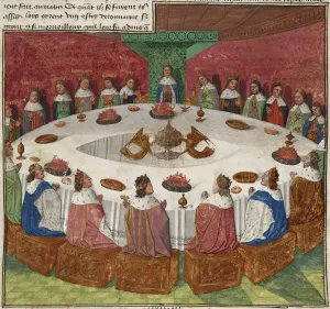 The Knights of the Round Table, ca 1475. Artist: Evrard d Espinques (active 1440-1494)