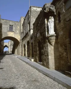 Rhodes Greece Prints: Knights St, Rhodes, Greece, 2019. Creator: Ethel Davies