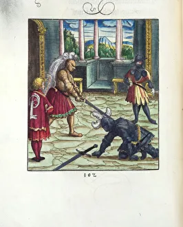 The Knights Tournament. From: Der Theuerdank by Melchior Pfinzing, 1517