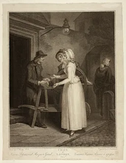 Vendramini Giovanni Prints: Knives, Scissors, and Rotors to Grind, January 1795. Creator: Giovanni Vendramini