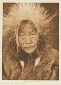 Photogravure On Paper Prints: Koaninok, Cape Prince of Wales, 1928. Creator: Edward Sheriff Curtis