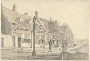 Water Amenities Prints: At the Koepoort in Delft, 1819. Creator: Johannes Jelgerhuis