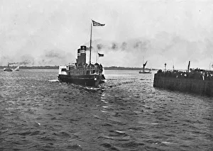 The Koh-I-Noor Nearing Harwich, c1896. Artist: Chester Vaughan The Koh-I-Noor Nearing Harwich, c1896. Artist: Chester Vaughan