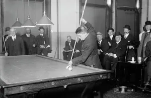 Billiard Table Prints: Koji Yamada, between c1910 and c1915. Creator: Bain News Service