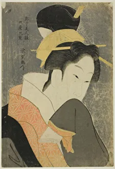 Kokonoe of the Maruya, from the series Beauties of the Licensed Quarter..., c.1798 Kokonoe of the Maruya, from the series Beauties of the Licensed Quarter..., c.1798