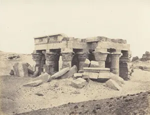 Teynard Gallery: Kom-Ombou (Ombos), Vue Generale des Ruines, 1851-52, printed 1853-54