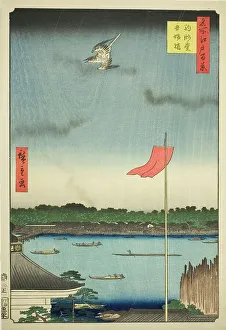 Sumida Prints: Komagata Hall and Azuma Bridge (Komagatado Azumabashi)