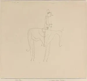 Klee Paul Prints: Komischer Reiter (Comic Rider), 1921. Creator: Paul Klee