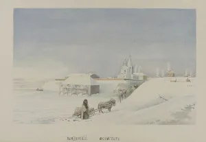 Znamensky Mikhail Prints: Kondinskii Monastery, 1862-1887. Creator: Mikhail Znamensky