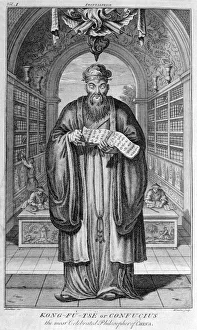 6th Century Bc Prints: Kong-Fu-Tse, or Confucius, the most celebrated Philosopher of China, c1729 Artist