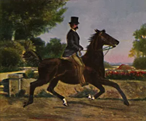 Eckstein Halpaus Gmbh Gallery: Konig Humbert I. von Italien 1844-1900. - Gemalde von Palizzi, 1934