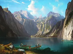 Exploring Prints: Konigsee, c1873. Creator: Willibald Wex