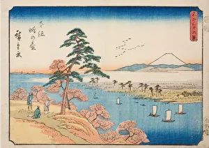 Shimosa Prints: Konodai in Shimosa Province (Shimosa Konodai)