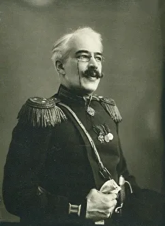 Konstantin Stanislavski as Alexander Vershinin in the play Three Sisters by Anton Chekhov, 1901. Creator: Anonymous. Konstantin Stanislavski as Alexander Vershinin in the play Three Sisters by Anton Chekhov, 1901. Creator: Anonymous