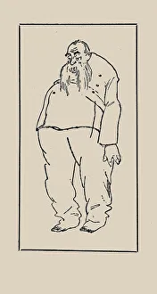 Unknown Artist Prints: Konstantin Stanislavski as General Krutítsky in the comedy “Even the smartest person can do