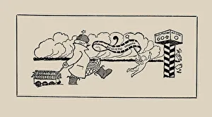 Unknown Artist Prints: Konstantin Stanislavski: On the way to St. Petersburg, c.1910. Creator: Unknown artist
