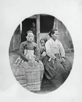 V V Lanin Prints: Korean women, 1865-1871. Creator: VV Lanin