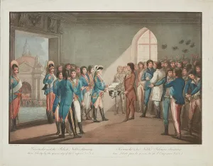 Muzeum Narodowe Prints: Kosciusko and the Polish Nobles obtaining their Liberty by the generosity of the Emperor