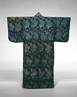 Gold Leaf Collection: Kosode, Japan, Edo period (1615-1868), 1775 / 1800. Creator: Unknown