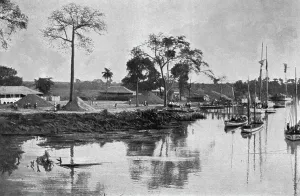 Kountiaour. Vue generale; L'Ouest Africain, 1914. Creator: Unknown