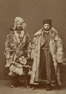 Yenisey Siberia Russia Prints: Krasnoyarsk merchants at the fair in Nizhny Novgorod