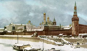 Images Dated 10th September 2009: The Kremlin, Moscow, Russia, c1930s. Artist: Topical Press Agency