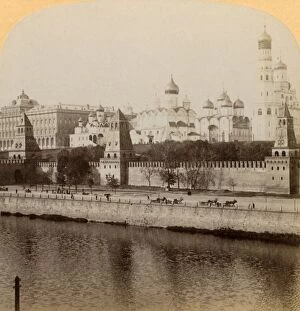 Moskva River Gallery: The Kremlin, Moscow, Russia - There lie our ancient Czars asleep, 1898