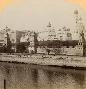 The Kremlin, Moscow, Russia - There lie our ancient Czars asleep, 1898