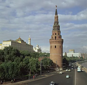 Water Tower Prints: The Kremlin from the south west, 15th century. Artist: Antonio Gislardi