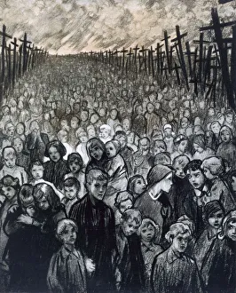 Kreuzland, Kreuzland uber Alles, 1916. Artist: Louis Raemaekers Kreuzland, Kreuzland uber Alles, 1916. Artist: Louis Raemaekers