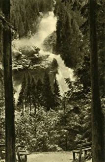 The Krimml Waterfalls, High Tauern National Park, Austria, c1935. Creator: Unknown