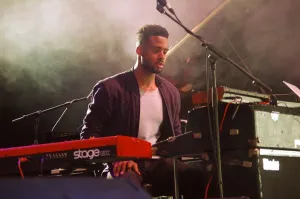Kris Bowers, Love Supreme Jazz Festival, Glynde Place, East Sussex, 2014. Artist: Brian O Connor