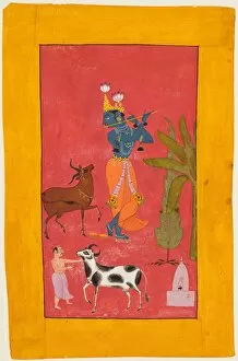 Krishna Fluting, c. 1675-1700. Creator: Unknown