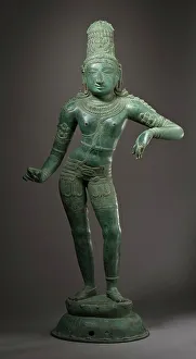Khrishna Prints: Krishna Rajamannar, Late 12th-13th century. Creator: Unknown
