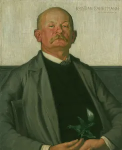 Superiority Prints: Kristian Zahrtmann, the Danish Painter, 1896. Creator: Johan Rohde